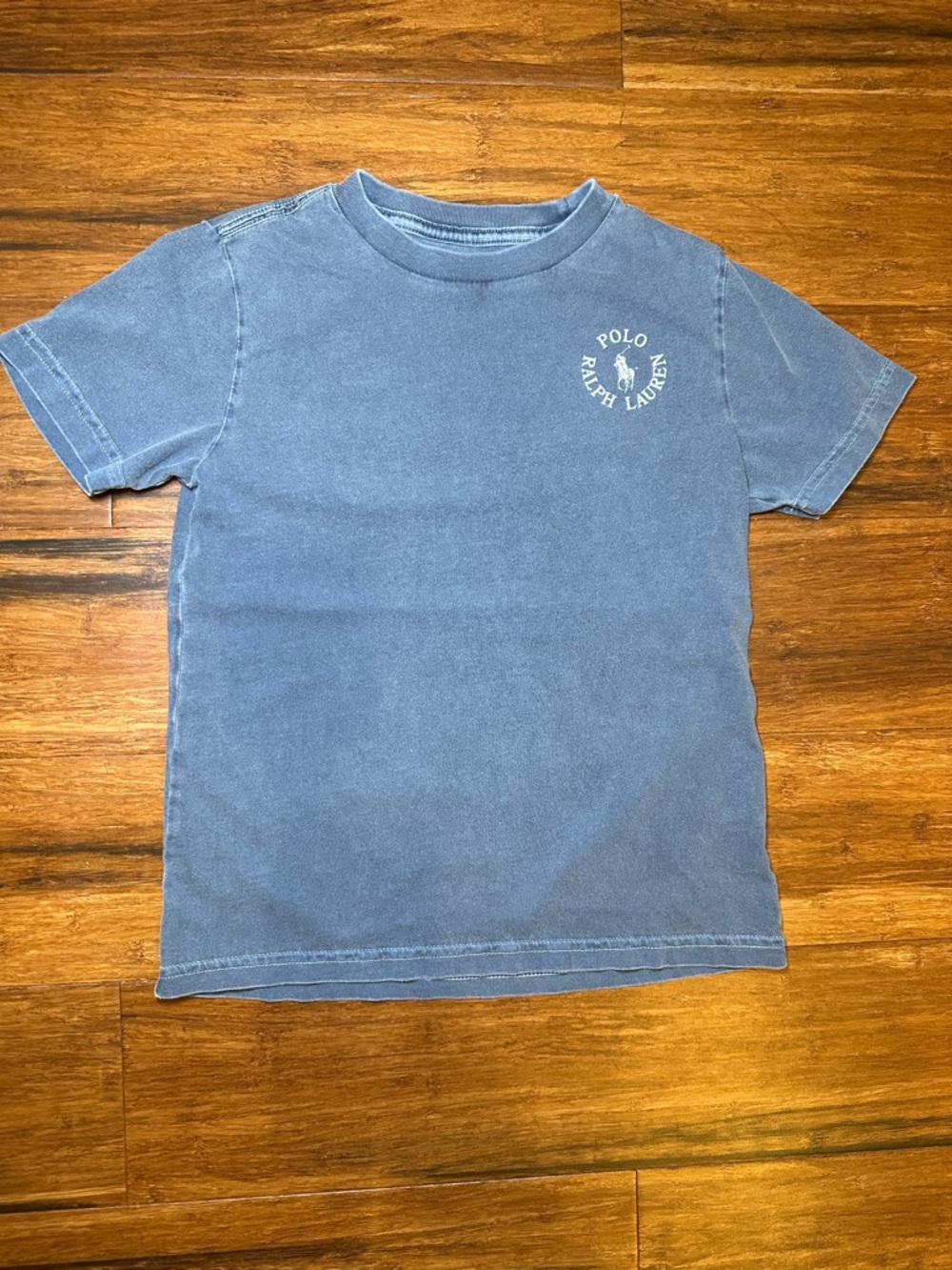 Polo by Ralph Lauren Boys Faded Blue Short Sleeve Tee Size 6